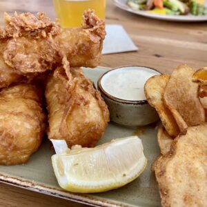 Fish & Chips Special at Greenway Table & Tap